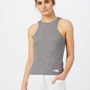 The North Face Women's Vyrtue tank in Tan Heather Gray